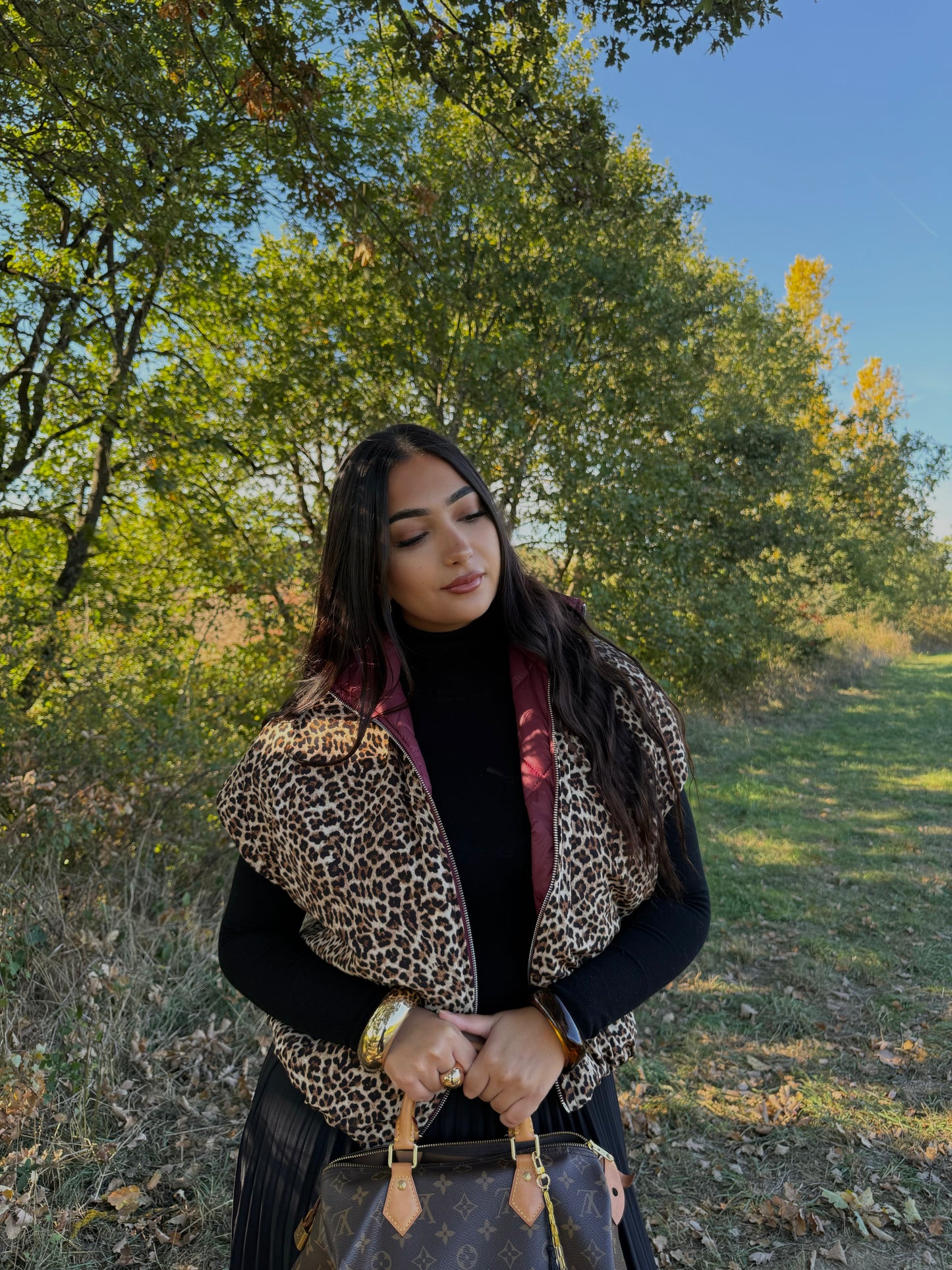 Doudoune sans manches matelassée réversible